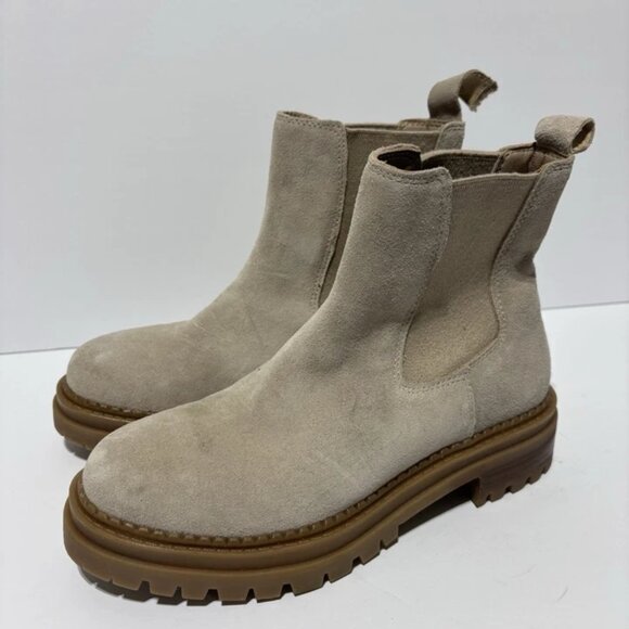 Steve Madden Women’s Chelsy, Beige Chelsea Boot, Size 7.5 M - Picture 6 of 7